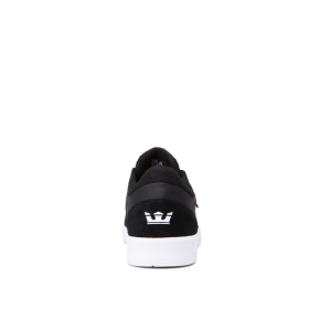 Tenis Bajos Supra SAINT Hombre Negras/Blancas (MX-61617)